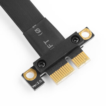 魔羯（MOGE）PCI-E x1延长线90度 pcie3.0延长扩展x1转x1 连接转接线 PCIE延长线MC22203