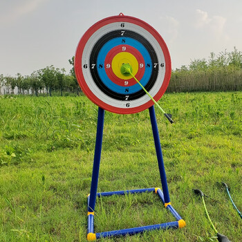 箭靶 吸盘箭靶大号挂式立式支架儿童弓箭靶软弹吸盘枪靶学校商场活动
