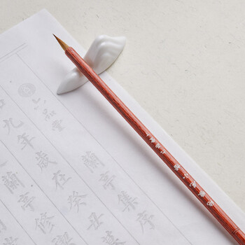 六品书院文房四宝毛笔狼毫书法 写心经文抄经本书法蝇头小楷毛笔 狼尾小号湖笔