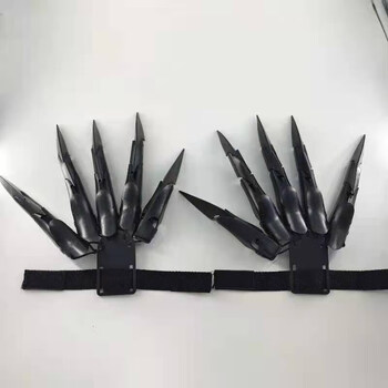仿生机械手套异形黑科技手套感机械抓手鬼舞道具机器人手爪子 黑龙爪