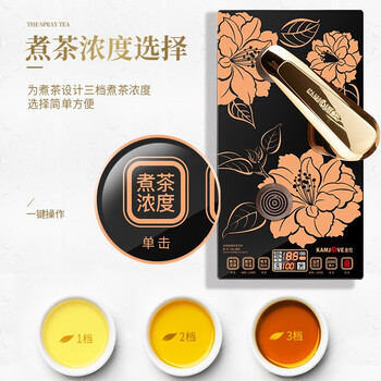 金灶（KAMJOVE）全自动上水电热水壶 烧水壶 恒温电茶炉烧水煮茶一体机0.8L喷淋式茶具煮茶器 GA-909