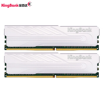 金百达（KINGBANK）16GB(8GBX2)套装 DDR4 3200 台式机内存条 银爵 C16 适配黑神话悟空