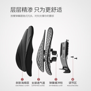 PPW 靠垫人体工学腰垫汽车腰靠腰托腰椎垫办公室靠背腰枕座椅椅子 PPW 靠垫人体工学腰垫汽车腰靠腰托腰椎垫办公室靠背腰枕座椅椅子