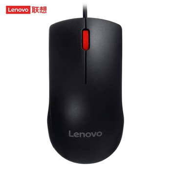 联想（Lenovo）鼠标 有线轻音鼠标 办公鼠标 大红点M220L有线轻音鼠标 台式机鼠标 笔记本鼠标