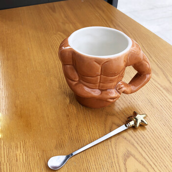 杯搞笑稀奇古怪水杯恶搞生日礼物  男生马克杯搞怪猛男肌肉杯子女生