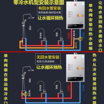 樱花燃气热水器包安装家用变频恒温强排式平衡式天然气液化气增压yi