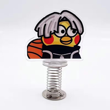 万代(bandai)ikun车载哥哥坤坤车摆件小黑子坤坤电动车弹簧摇摇乐鸡你