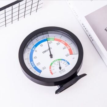 得力(deli) 9016室内外温湿度计家用温度计可悬挂可摆放有底座温度计 黑色1台装 得力(deli) 9016室内外温湿度计家用温度计可悬挂可摆放有底座温度计 黑色1台装