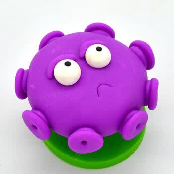 植物大战僵尸摆件模型玩具 毁灭菇忧郁菇孩子礼物 忧郁菇