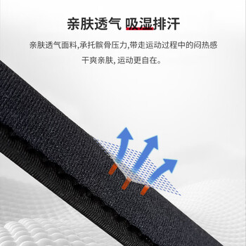 慕乐（Mueller）跳跃膝髌腱加压带髌骨带运动护膝髌骨带加压带均码男女单支装992