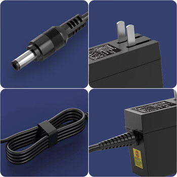 Delippo 电源适配器5V3A2.5A通用按摩枕摄像机直播LED补光灯氛围灯显示器电脑固态硬盘充电器线DC5.5MM