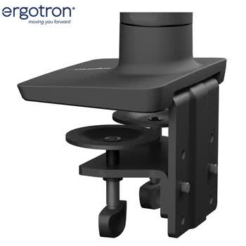 爱格升（ERGOTRON）HX重型显示器支架电脑支架支架臂旋转电脑架台式机屏幕底座增高架电脑桌（45-475-224）黑色