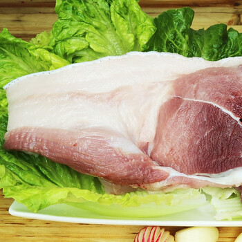 土猪肉五花肉新鲜黑猪肉贵州高原土猪肉传统喂养新鲜屠宰肥瘦肉2斤份