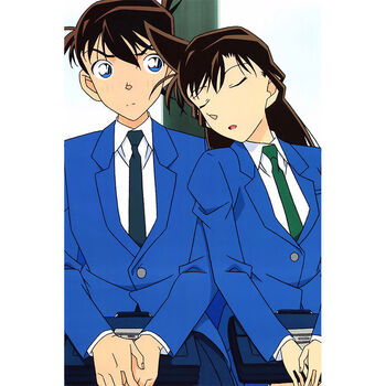 名侦探柯南怪盗基德木质拼图工藤新一小兰1000片成人儿童拼图玩具 21