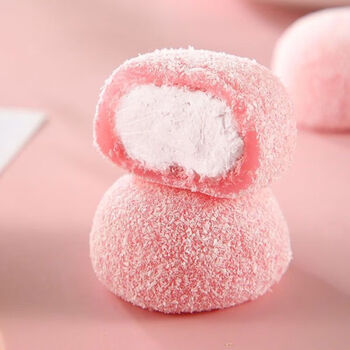 鲜有志椰蓉雪媚娘大福冰皮麻薯榴莲蓝莓草莓糯米糍日式甜品零食 草莓