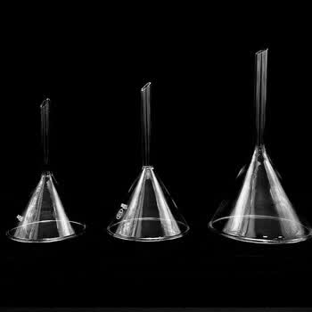 冰禹 BYhb-11 实验室三角漏斗 高硼硅漏斗玻璃漏斗 分离漏斗实验用品 短管 60mm