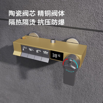 彼顿WL-钢琴数显花洒新款恒温花洒怎么样?震撼实情感受全写在这里了