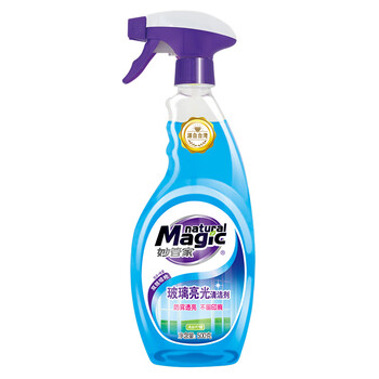 妙管家 玻璃亮光清洁剂(柠檬清香)500g/瓶 防雾透亮 不留印痕 妙管家 玻璃亮光清洁剂(柠檬清香)500g/瓶 防雾透亮 不留印痕