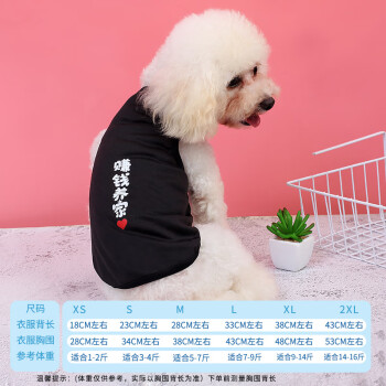 【多倉發貨】小狗狗衣服小型犬搞笑貓咪比熊法鬥博美小型犬 夏天夏季