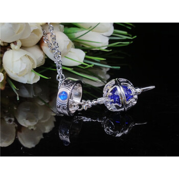 季肋 Jilei 日本动漫魔法少女小圆灵魂宝石灵核吊坠项链戒指小圆cos周边生日礼物悲叹之种 蓝色请核对后下单 图片价格品牌报价 京东