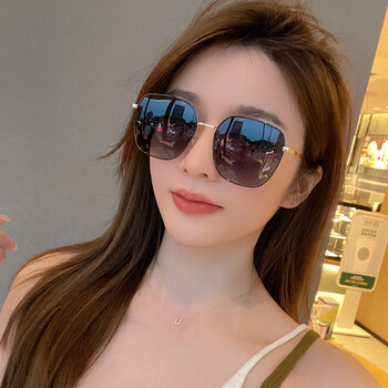 蓝诺诗(lannuoshi)网红沙滩墨镜女防紫外线强光太阳镜眼镜女款夏季