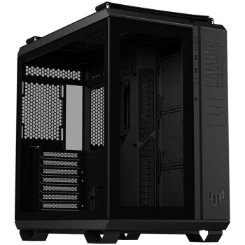 华硕TUF GAMING GT502 弹药库机箱 双仓设计/免工具拆卸/黑色海景房/创新散热/GPU支架