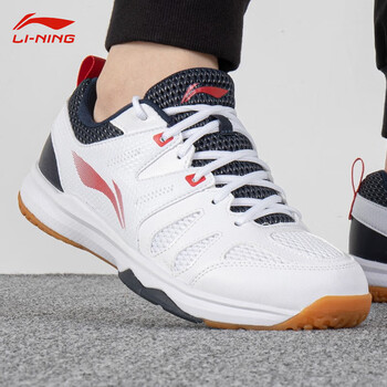 李宁（LI-NING）羽毛球鞋男鞋全能王耐磨防滑透气训练鞋跑步运动鞋