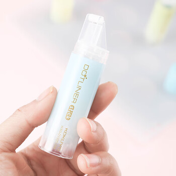 国誉(KOKUYO)点点胶淡彩曲奇·柔光点状胶黏贴双面胶手工胶带(本体) 蓝色1个 WSG-DY200-06B 国誉(KOKUYO)点点胶淡彩曲奇·柔光点状胶黏贴双面胶手工胶带(本体) 蓝色1个 WSG-DY200-06B