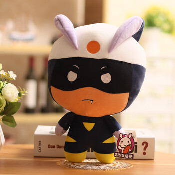 开心超人毛绒玩具创意儿童可爱毛绒玩具开心小心伽罗花心粗心甜心超人