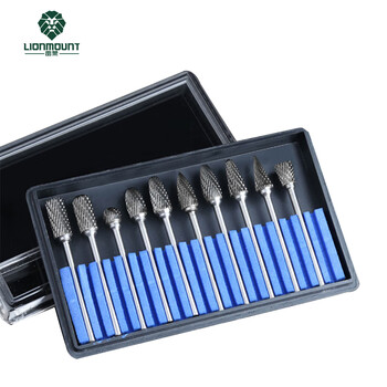 雷蒙双槽硬质合金旋转锉金属雕刻锉刀直电磨机内磨头打磨头ACOT0610