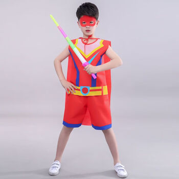 男孩幼儿园环保时装秀女孩废物利用环保时装秀服装儿童手工衣服幼儿园