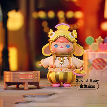 毕奇精灵园游会系列盲盒摆件可爱玩具 鱼宝宝