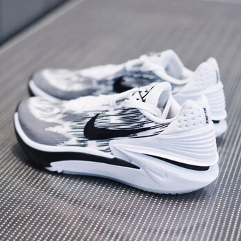 耐克（NIKE）男鞋2023夏款AIR ZOOM G.T. CUT 2轻便透气运动训练篮球鞋FD4321 FJ8914-100 黑白战靴 43