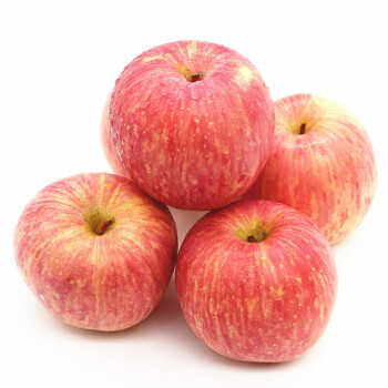 现摘苹果 当季水果 山东烟台栖霞红富士 带皮吃的平萍果 新鲜 生鲜品