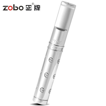 正牌小圆标金属清洗型过滤粗中细三用烟嘴套装ZB-370-2 银色