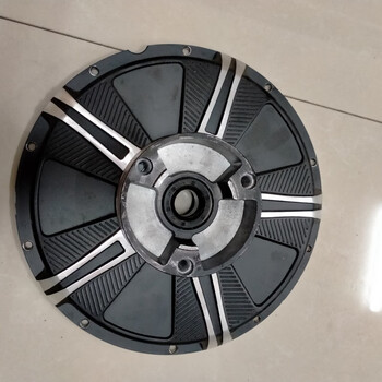 适用电动车电机盖8孔10孔12孔电瓶车碟刹边盖爱玛电机外壳后侧盖 10寸