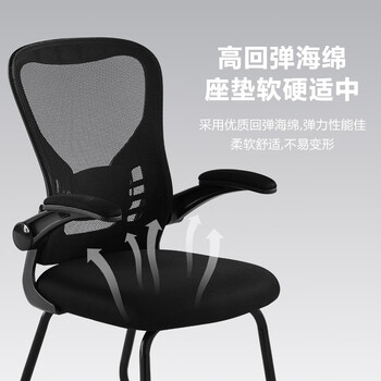 博泰电脑椅办公椅家用坐椅工学网布椅子会议椅书房椅弓形职员椅20910L