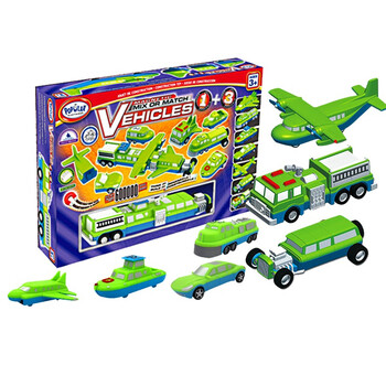 光华popular 百变海陆空儿童早教拼装玩具汽车飞机轮船积木玩具男孩女孩宝宝六一礼物 1百变海陆空1 3 图片价格品牌报价 京东