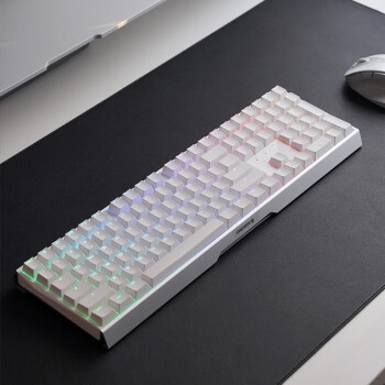 CHERRY樱桃 MX3.0S无线键盘 机械键盘 游戏键盘 蓝牙三模 RGB灯效 铝合金外壳 兼容WIN/MAC 白色茶轴