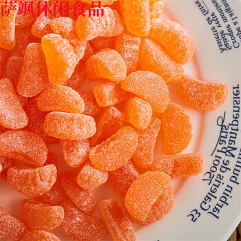 桑记糖坊天津传统老味糖果酸甜橘子瓣软糖硬糖零食桔子糖顺丰 硬橘子