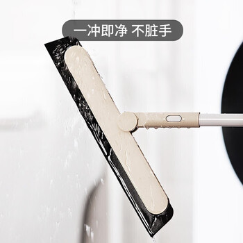 茶花 玻璃刮水器魔术扫把刮水扫把地刮水扫地扫帚擦玻璃神器*