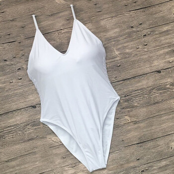 高叉紧身连体泳衣速卖通新款欧美比基尼多色可选连体后背交叉高叉游泳