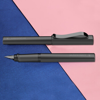 施耐德（Schneider）【礼物】钢笔笔记本套装礼盒 成人签字直液式墨水笔办公用 男女礼物-F尖贝斯麦9262