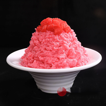 仿真泰芒了绵绵冰模型草莓牛奶芒果食品食物假样冰沙杯雪花冰定做