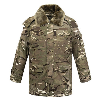 新式军棉大衣迷彩大衣 冬季加厚保暖大衣防寒防冻大衣新式作训大衣