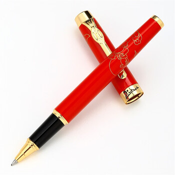 毕加索(pimio)签字笔 商务礼品宝珠笔 成人签名笔 毕业礼物 女0.5mm亚维侬系列933红色 毕加索(pimio)签字笔 商务礼品宝珠笔 成人签名笔 毕业礼物 女0.5mm亚维侬系列933红色