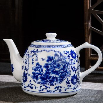 8头手绘水点桃花茶具_茶禅一味_景德镇陶瓷网-景德镇红叶陶瓷股份
