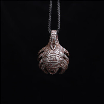 梵隅 手工制作工艺莲师铁蝎吊坠魔蝎托甲吊坠