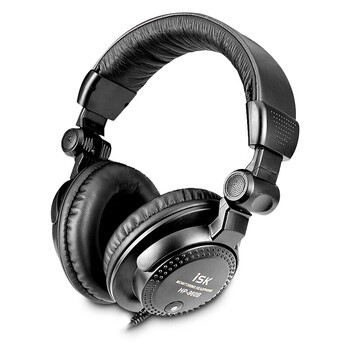 iSK HP960B专业头戴式监听耳机 电脑手机声卡直播唱歌录音监听耳返 全封闭腔体设计3C数码全网低价