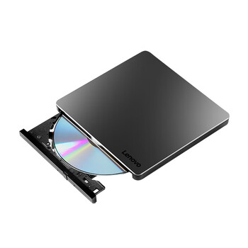 联想（Lenovo）DB85 Type-C/USB双接口 外置DVD刻录机 外置光驱 移动光驱(Windows/苹果系统/DB85) 8倍速 